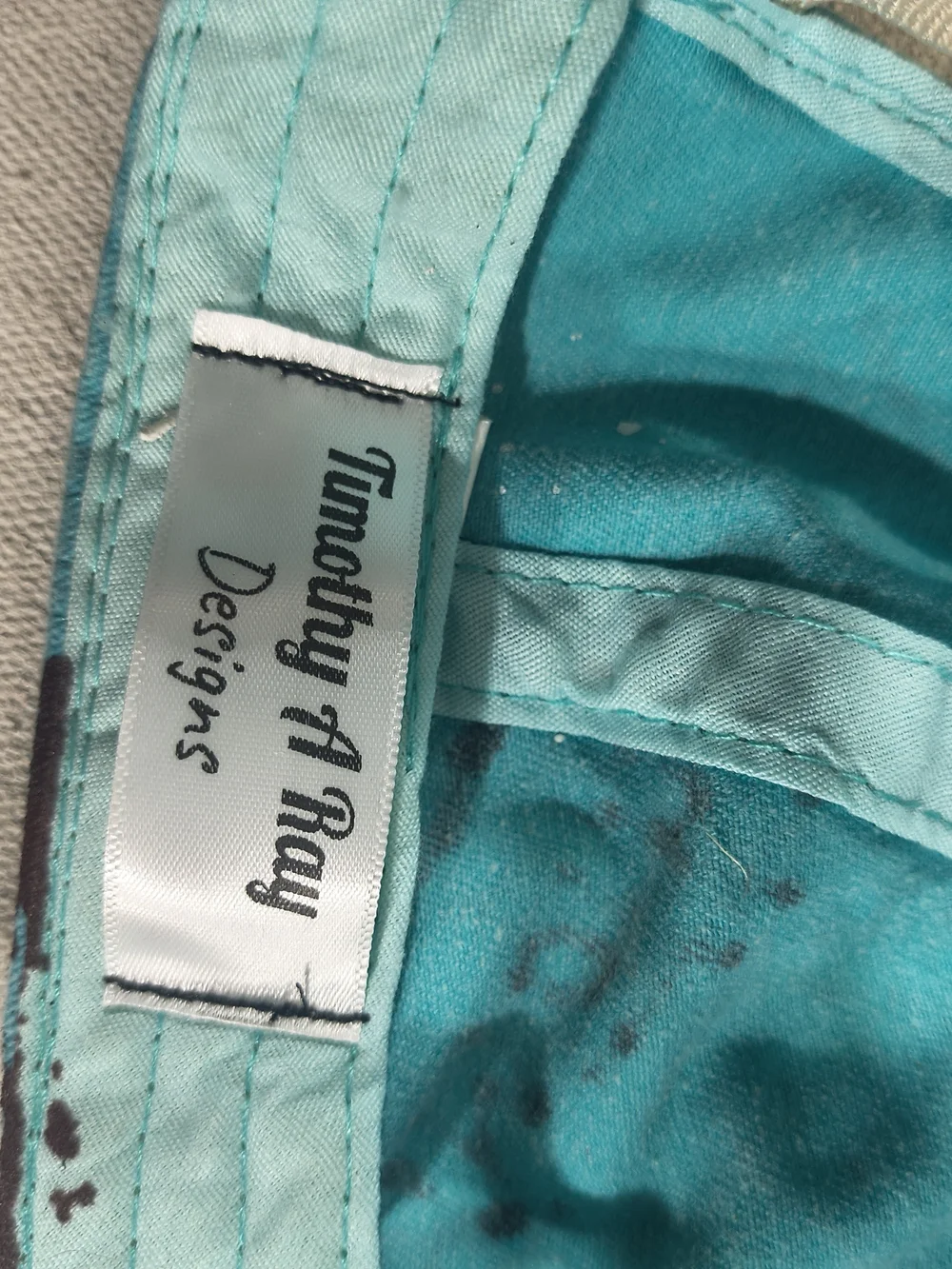Timothy Designs lightweight turquoise
